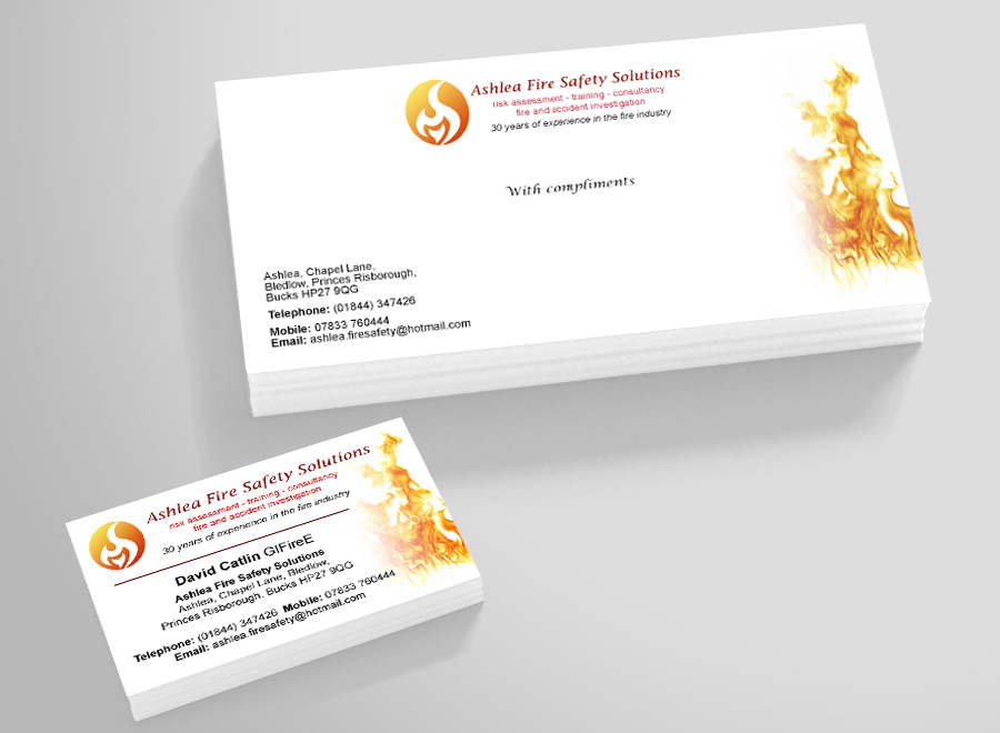 Business Card Design - Ashlea Fire