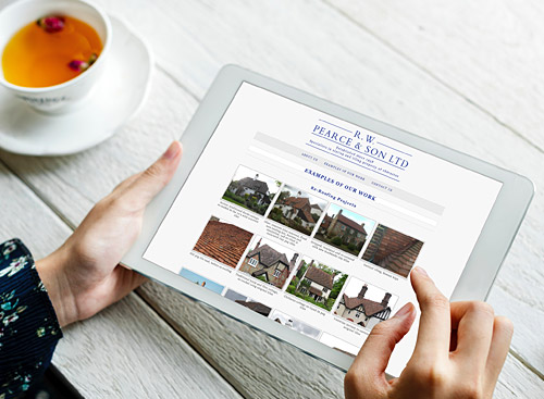 Bespoke Website Design - R W Pearce and Son