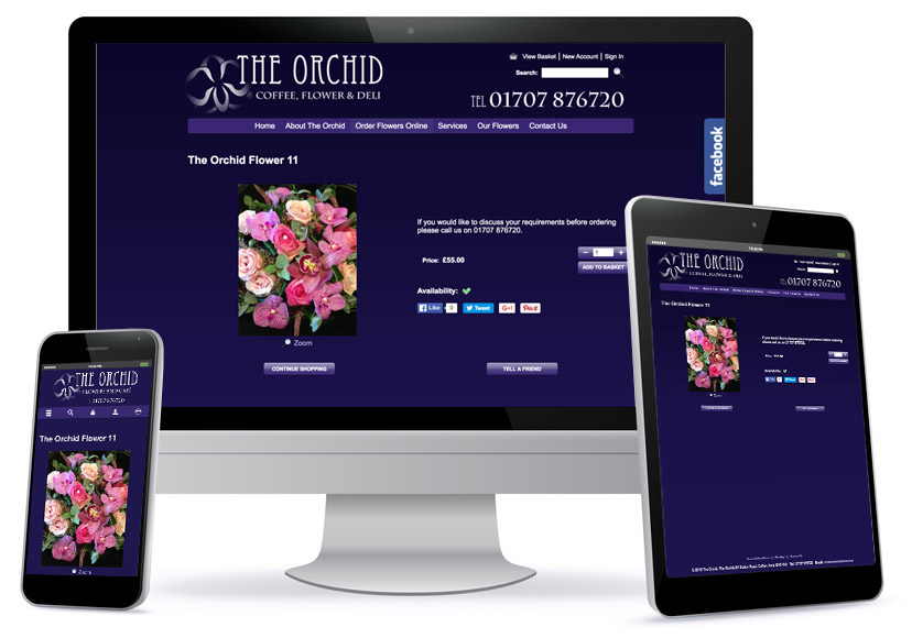 Ecommerce Wesbite - The Orchid Flower