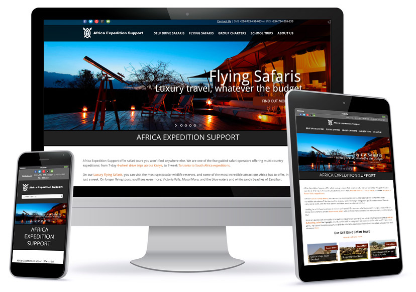 Wordpress Wesbite Design - Africa Expedition Support