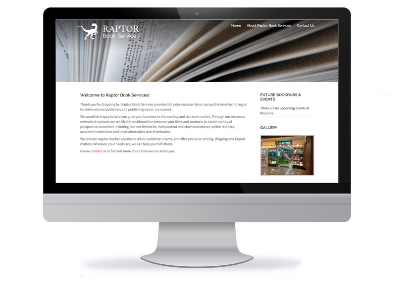 Wordpress Wesbite Design - Raptor Book Services
